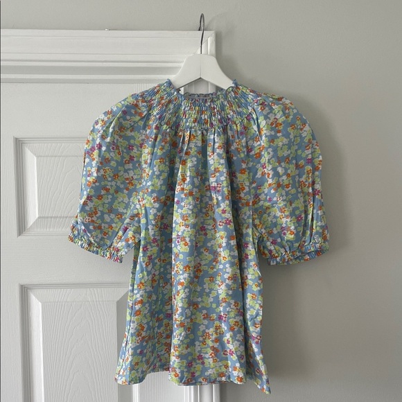 Roller Rabbit Short Sleeve Floral Top - Picture 1 of 7